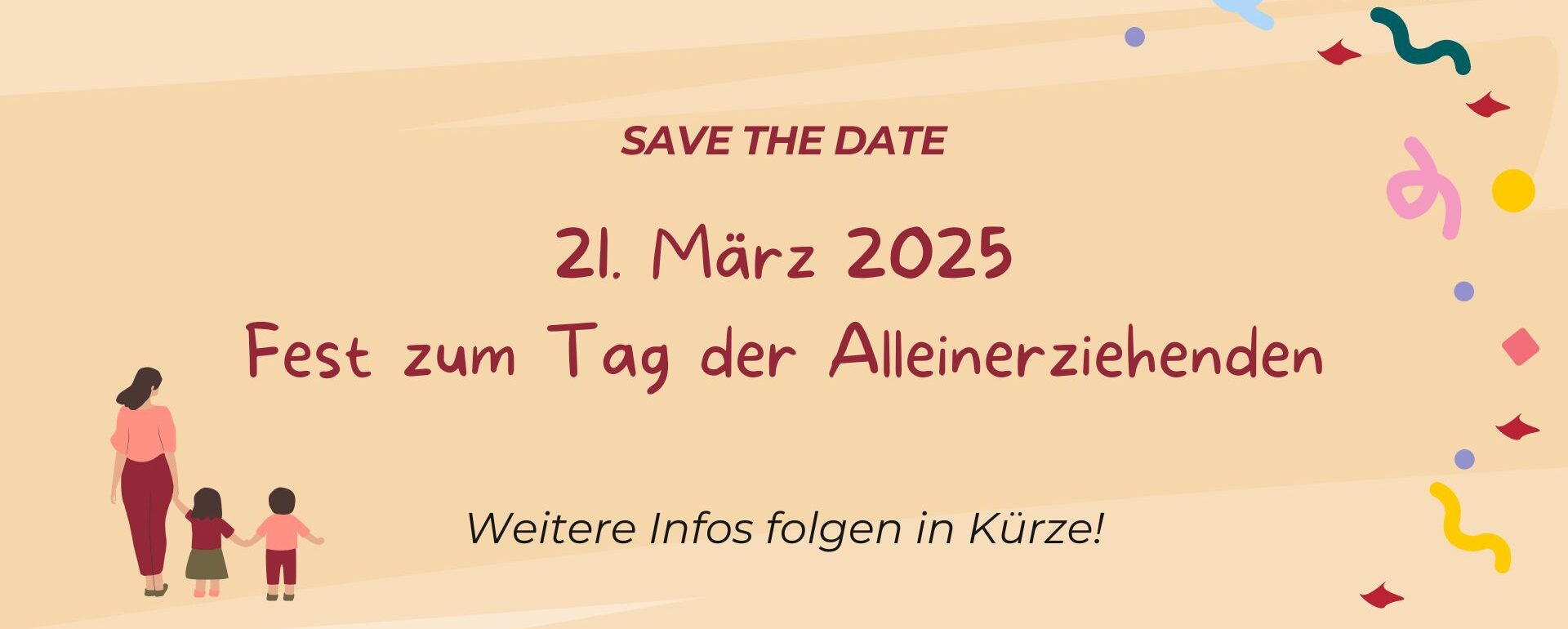 21.3.25 Tag Der Alleinerziehenden Save The Date