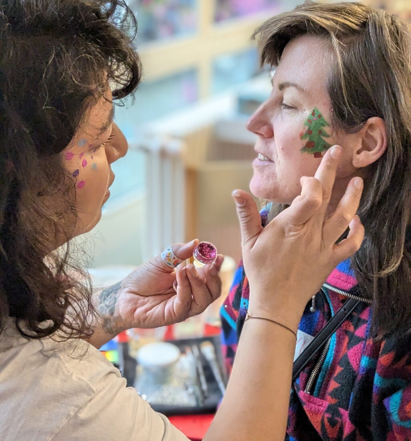 Winterfest Alleinerziehende Neukölln Schminken 2024