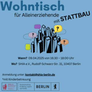 Wohntisch für Alleinerziehende in Berlin 2025