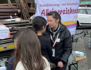 Schminken beim Tag der Familie 2025 Lipschitzplatz