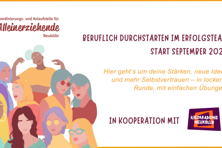 Erfolgsteam für Alleinerziehende in Neukölln ab September 2025