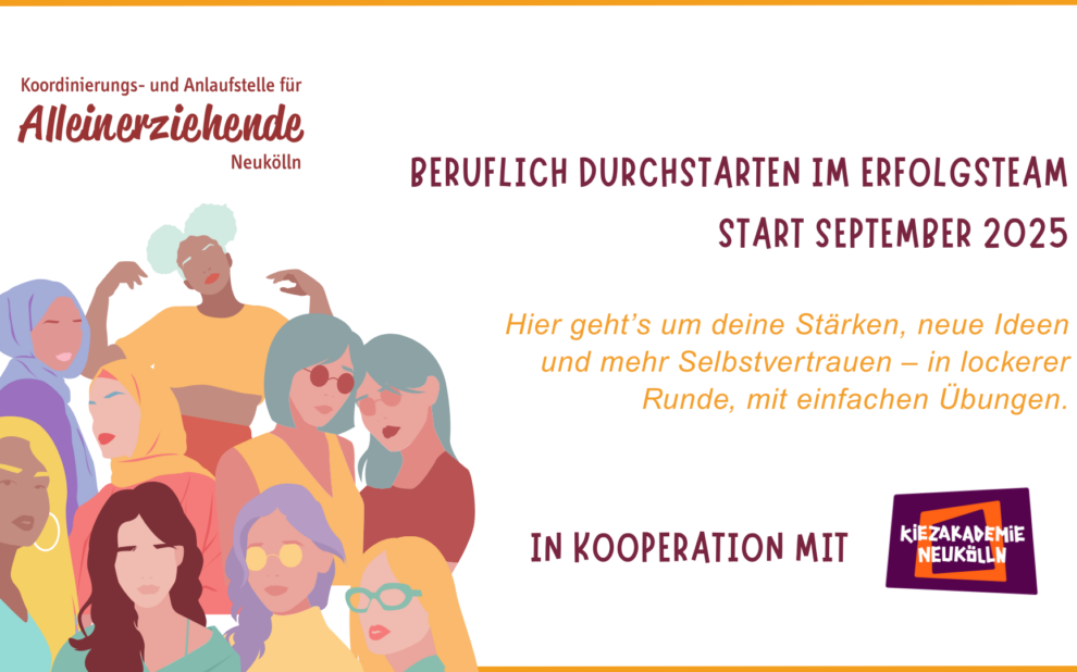 Erfolgsteam für Alleinerziehende in Neukölln ab September 2025
