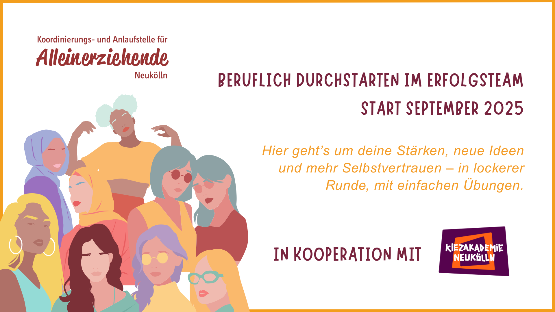 Erfolgsteam für Alleinerziehende in Neukölln ab September 2025