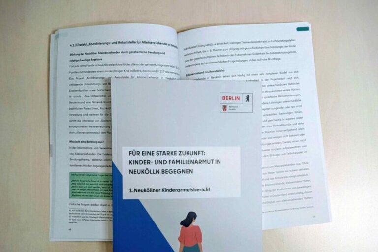 Für eine Starke Zukunft: Kinder- und Familienarmut in Neukölln begegnen. 1. Neuköllner Kinderarmutsbericht 2026