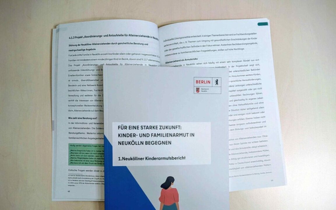 Für eine Starke Zukunft: Kinder- und Familienarmut in Neukölln begegnen. 1. Neuköllner Kinderarmutsbericht 2026