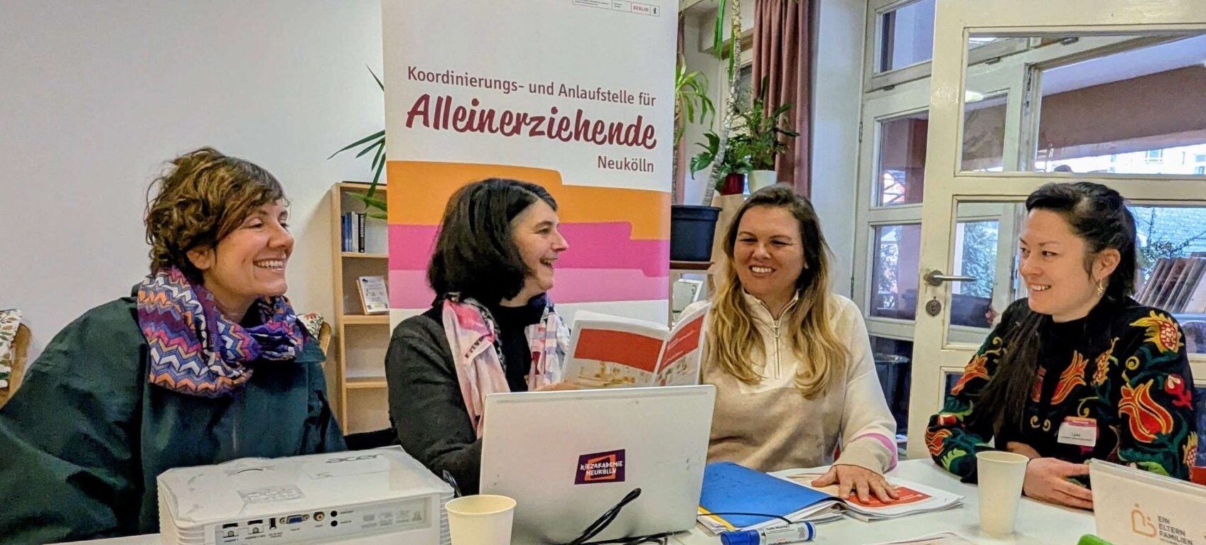 Workshop Teilnehmerinnen Workshop Finanzwissen für Alleinerziehende mit Ina Rathfelder, Kiezakademie Neukölln, 21.03.2026
