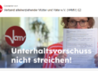 Petition: Unterhaltsvorschuss nicht streichen!