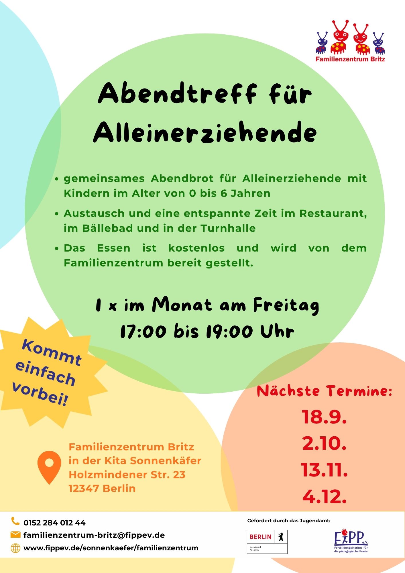 Abendtreff für Alleinerziehende